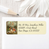 Godsdienstige kerstfeestelijke Heilige Familie Jez Etiket