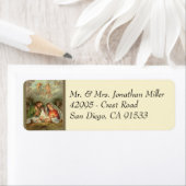 Godsdienstige kerstfeestelijke Heilige Familie Jez Etiket (Insitu)