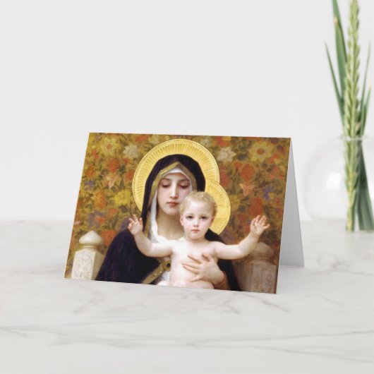 Godsdienstige Kerstkaart Feestdagen Kaart (Voorkant)