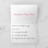 Godsdienstige Kerstkaart Feestdagen Kaart (Binnen)