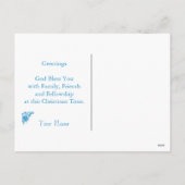 Godsdienstige Kerstkaart Feestdagenkaart (Achterkant)