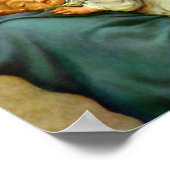 Godsdienstige Kerstmis Maagd Maria Jezus  Poster (Hoek)