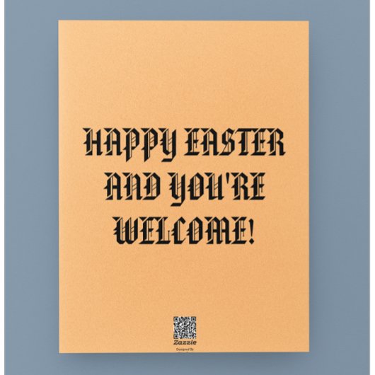 GODSDIENSTIGE PASEN KAART GRAPPIG