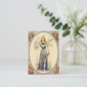 Godsdienstige St. Jeanne d'Arc Gebed Heilige Kaar Plaatskaartje (Staand voorkant)