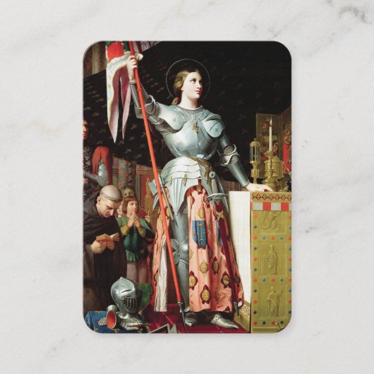  Godsdienstige St. Jeanne d'Arc Gebed Heilige Kaar Plaatskaartje (Voorkant)
