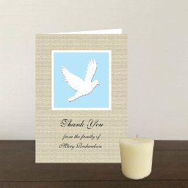 Godsdienstige sympathie Dank u nota Kaart - Dove