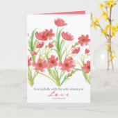 Godsdienstige Valentijnsdag Vrouw Prediker 9 Kaart (Gele Bloem)