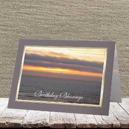 Godsdienstige Verjaardag Kaart — Godsdienstige Zeg