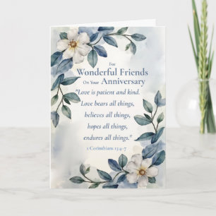 Godsdienstige verjaardag van vriendschap Schriftuu Kaart