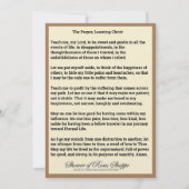 Godsdienstleer Christus, Jezus gebeden (Achterkant)