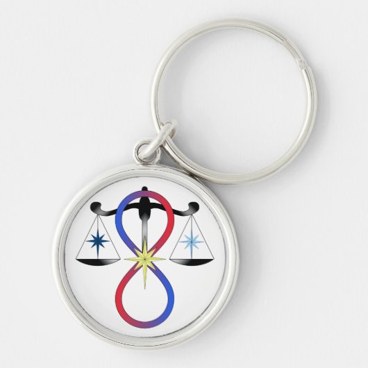 Godsdienstsymbool Pagan spiritualiteit Sleutelhanger (Voorkant)