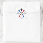 Godsdienstsymbool Pagan spiritualiteit Vierkante Sticker (Tas)