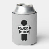 Godsdienstvrijheid Blikjeskoeler (Blikje Voorkant)