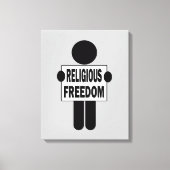 Godsdienstvrijheid Canvas Afdruk (Voorkant)