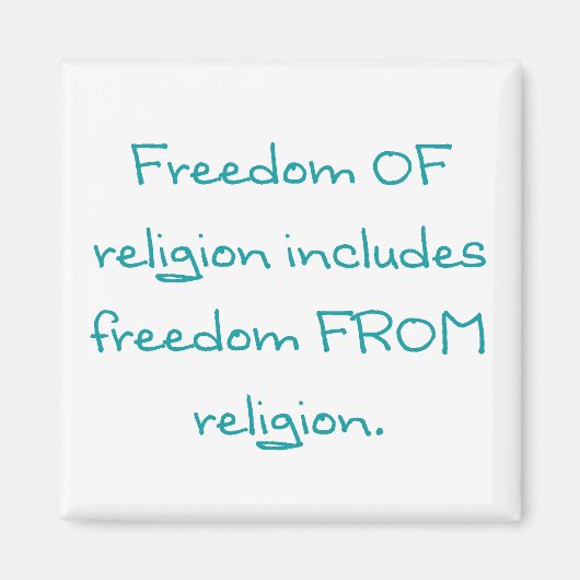 Godsdienstvrijheid Magneet (Voorkant)