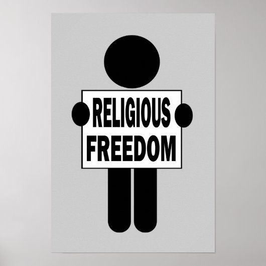 Godsdienstvrijheid Poster (Voorkant)