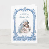 Godskind doop baby meisje doop Maria Jezus Kaart (Voorkant)