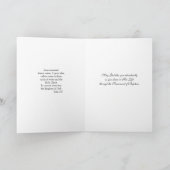 Godskind doop baby meisje doop Maria Jezus Kaart (Binnen)