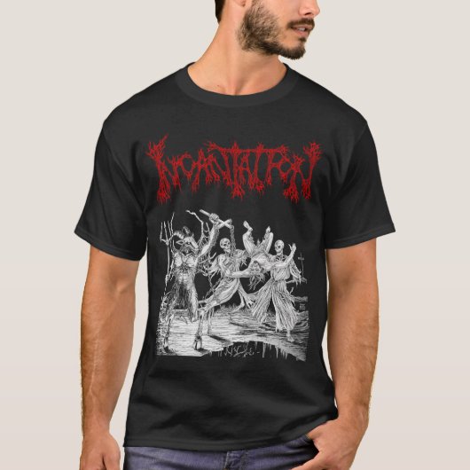 Godslasterende crematie t-shirt (Voorkant)