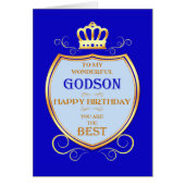 Godson Birthday met Shield (Voorkant)