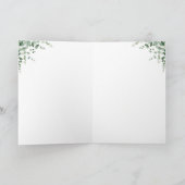 Godson Christening Church Greenery Kaart (Binnen)