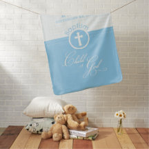 Godson Doop Blauw Kind van God Gepersonaliseerd