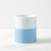 Godson Doop Blauw Kind van God Gepersonaliseerd Koffiemok (Center)