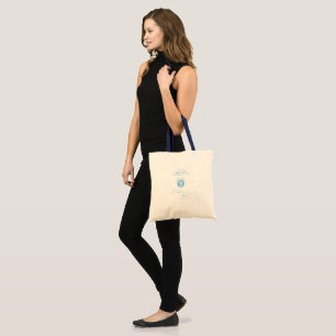 Godson Doop Blauw Kind van God Gepersonaliseerd Tote Bag