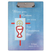 Godson, Eerste Heilige Communie, Blauw Klembord (Voorkant)