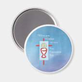 Godson, Eerste Heilige Communie, Blauw Magneet (Voorkant / Achterkant)