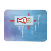 Godson, Eerste Heilige Communie, Blauw Magneet (Horizontaal)