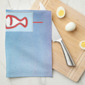 Godson, Eerste Heilige Communie, Blauw Theedoek (Quarter Fold)