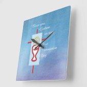 Godson, Eerste Heilige Communie, Blauw Vierkante Klok (Hoek)