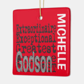 Godson Extraordinaire CUSTOM Ceramic Ornament (Links)