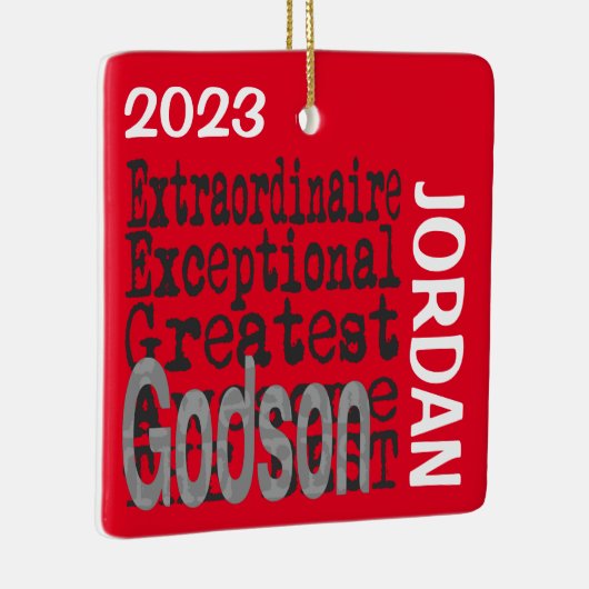 Godson Extraordinaire CUSTOM Keramisch Ornament (Rechts)