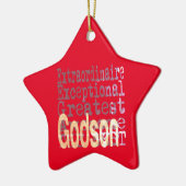 Godson Extraordinaire Keramisch Ornament (Links)