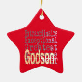 Godson Extraordinaire Keramisch Ornament (Achterkant)