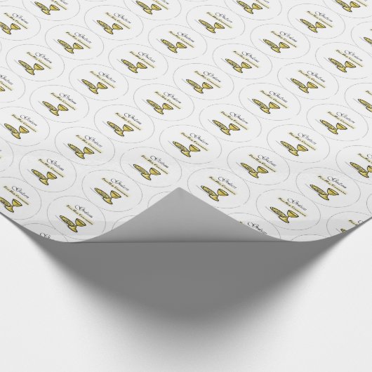, Godson First Communion Chalice Cadeaupapier (Hoek)