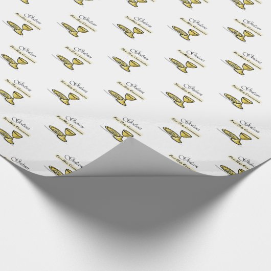 , Godson First Communion Chalice Cadeaupapier (Hoek)
