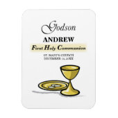 , Godson First Communion Chalice Magneet (Verticaal)