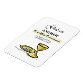 , Godson First Communion Chalice Magneet (Linkerzijde)