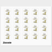 , Godson First Communion Chalice Vierkante Sticker (Vel)