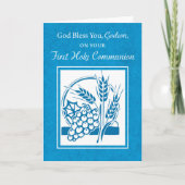 Godson First Community, Wheat, Grapes Blue Kaart (Voorkant)