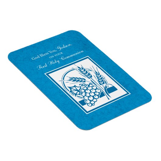 Godson First Community, Wheat, Grapes Blue Magneet (Rechterzijde)