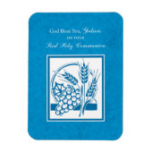 Godson First Community, Wheat, Grapes Blue Magneet (Verticaal)