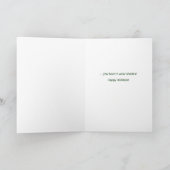 Godson Funny kerstkerstman in zonnebrillen Feestdagen Kaart (Binnen)