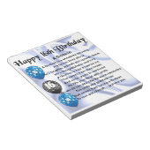 Godson gedicht - 16th Birthday Design Notitieblok (Schuin)