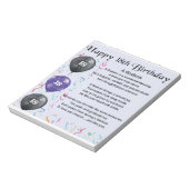 Godson gedicht - 18th Birthday Design Notitieblok (Linkerzijde)