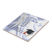 Godson-gedicht - ontwerp van het Afstuderen Tegeltje (Zijkant)