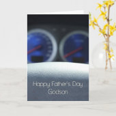 Godson Happy Vaderdag Kaart (Gele Bloem)